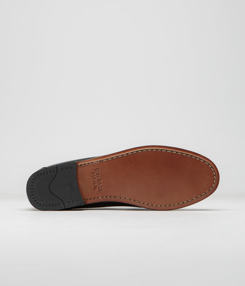 G.H. Bass Womens Weejun Penny Shoes in Black and White