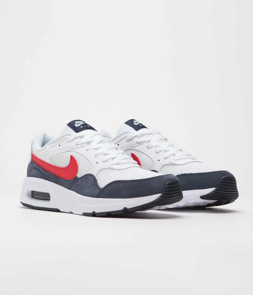 Nike Air Max SC Shoes White University Red Obsidian Always
