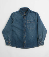 A.P.C. Basile Overshirt in Washed Indigo thumbnail
