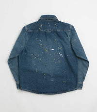 A.P.C. Basile Overshirt in Washed Indigo thumbnail