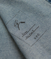 A.P.C. Basile Overshirt in Washed Indigo thumbnail