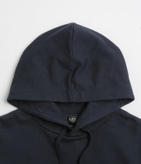 A.P.C. Grand VPC Hoodie in Dark Navy and Ecru thumbnail