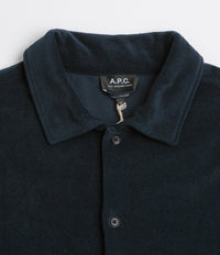 A.P.C. Nicolo Short Sleeve Shirt in Dark Navy thumbnail