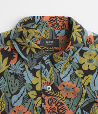 A.P.C. Roy Short Sleeve Shirt in Multicolour thumbnail