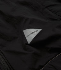 and wander Alpha Air Hoodie in Black thumbnail