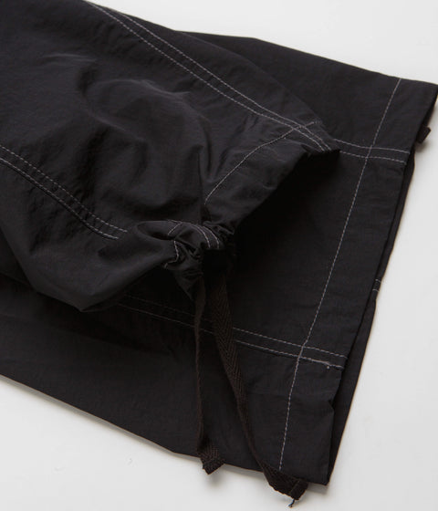 and wander Crinkled Nylon Pants in Black