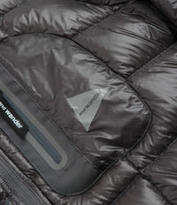 and wander Diamond Stitch Down Jacket in Grey thumbnail