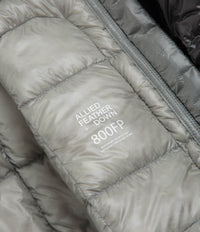 and wander Diamond Stitch Down Jacket in Grey thumbnail