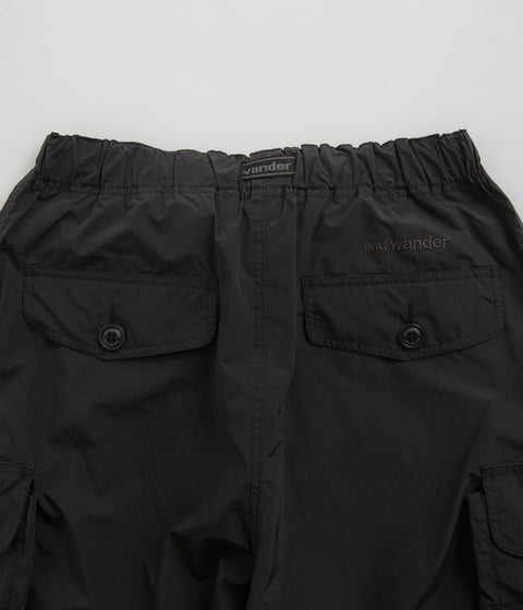 and wander Oversized Cargo Pants in Black