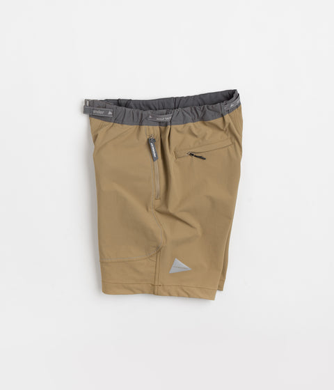and wander Trek Shorts in Beige