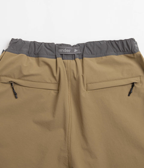 and wander Trek Shorts in Beige