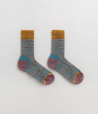 and wander Wool Socks in Light Grey thumbnail