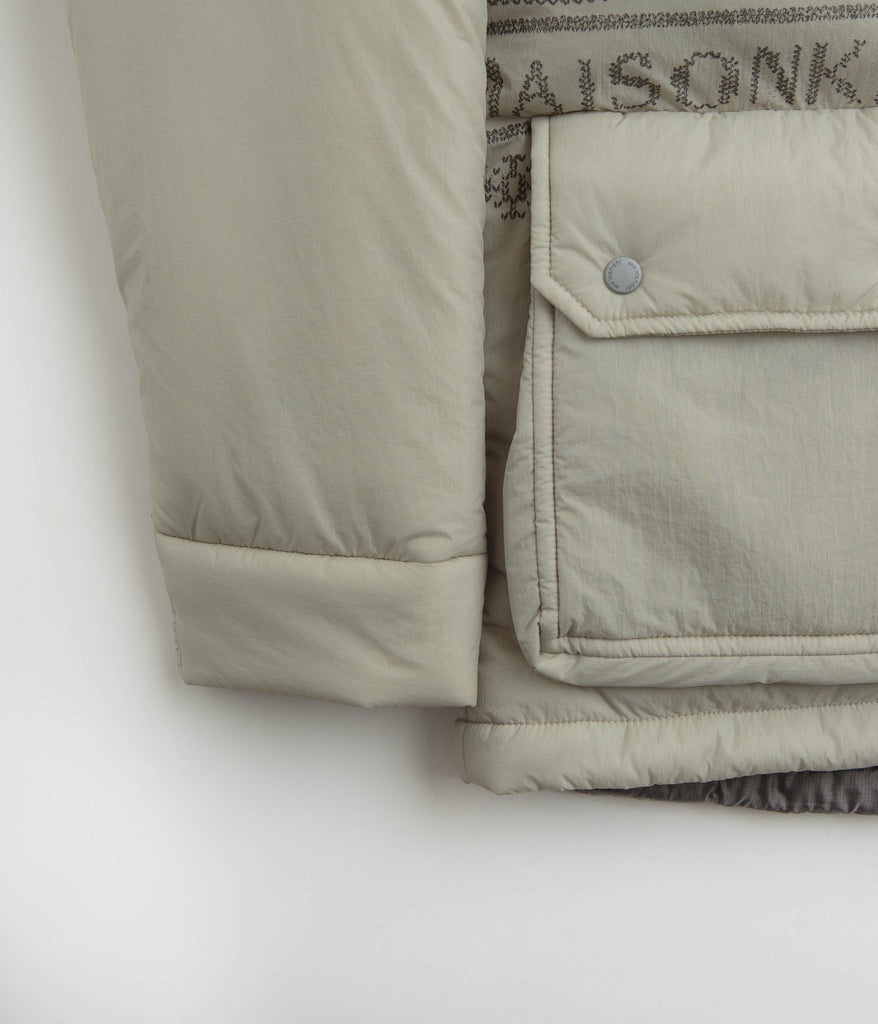 MAISON KITSUNÉ×and wander border vest And Wander X Maison Kitsuné 