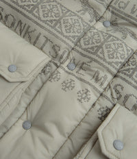 and wander x Maison Kitsune Nordic Border Insulation Jacket in Light Beige thumbnail