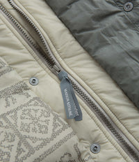 and wander x Maison Kitsune Nordic Border Insulation Jacket in Light Beige thumbnail