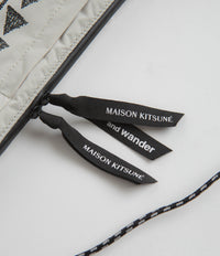 and wander x Maison Kitsune Sacoche in Light Beige thumbnail