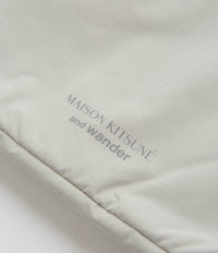 and wander x Maison Kitsune Sacoche in Light Beige thumbnail