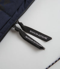 and wander x Maison Kitsune Sacoche in Navy thumbnail