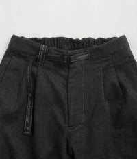 and wander x Maison Kitsune Cotton Wool Pants - Charcoal thumbnail