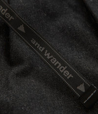 and wander x Maison Kitsune Cotton Wool Pants in Charcoal thumbnail