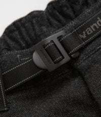 and wander x Maison Kitsune Cotton Wool Pants in Charcoal thumbnail