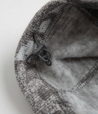 and wander x Maison Kitsune Fox Checkers Pullover Fleece in Grey thumbnail