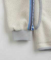 and wander x Maison Kitsune Pullover Fleece Sweatshirt in White thumbnail