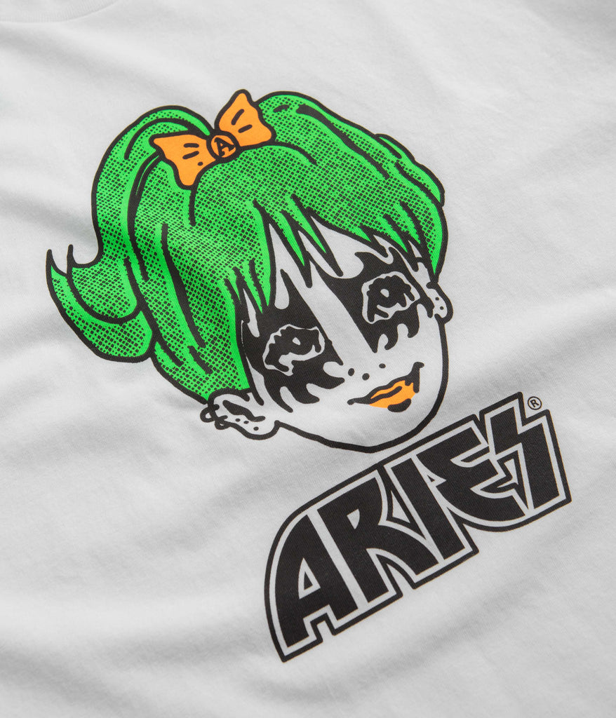 ★ARIES★ U KISS SS TEE WHITE KISS SS TEE WHITE ARIU241MRTS0 Aries Kiss T-Shirt - White | Always in Colour