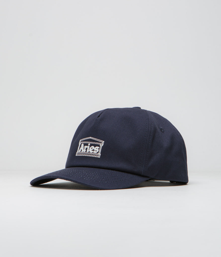 Aries アリーズ　キャップCAP ネイビー navy Aries Men's Aged Gothic Cap in Black ARIES
