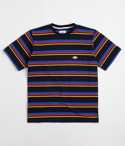 Battenwear Pocket Rugby T-Shirt in Multi Stripe