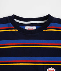 Battenwear Pocket Rugby T-Shirt in Multi Stripe thumbnail
