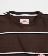 Battenwear Pocket Rugby T-Shirt in Olive Stripe thumbnail