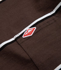 Battenwear Pocket Rugby T-Shirt in Olive Stripe thumbnail