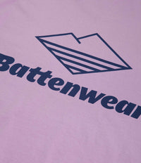 Battenwear Team Pocket Long Sleeve T-Shirt - Lavender thumbnail
