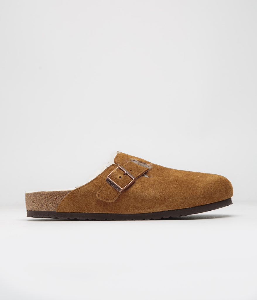 Birkenstock Boston Shearling Sandals Mink