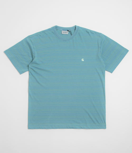Carhartt Brodine T-Shirt - Brodine Stripe / Saguaro