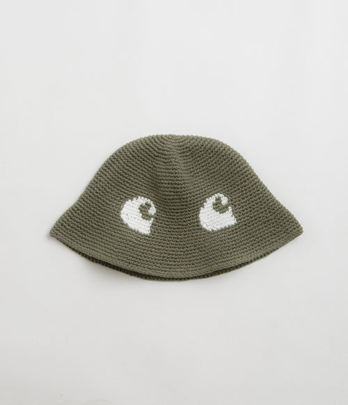Carhartt Cane Bucket Hat - Dollar Green / White