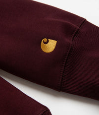 Carhartt Chase Hoodie - Amarone / Gold thumbnail