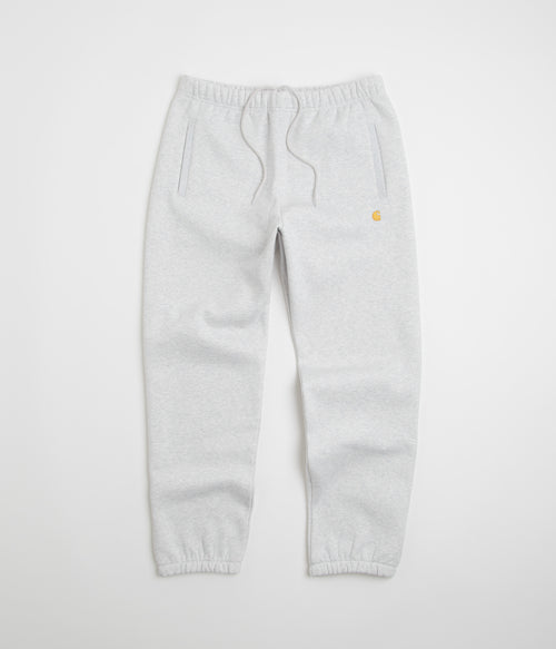 Carhartt Chase Sweatpants - Ash Heather / Gold