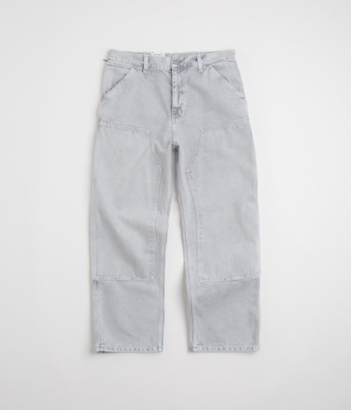 Carhartt Double Knee Denim Pants - Black Chalk Wash
