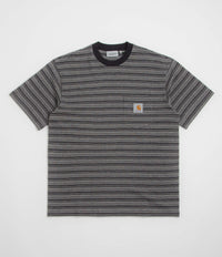 Carhartt Gellar Pocket T-Shirt - Gellar Stripe / Black thumbnail