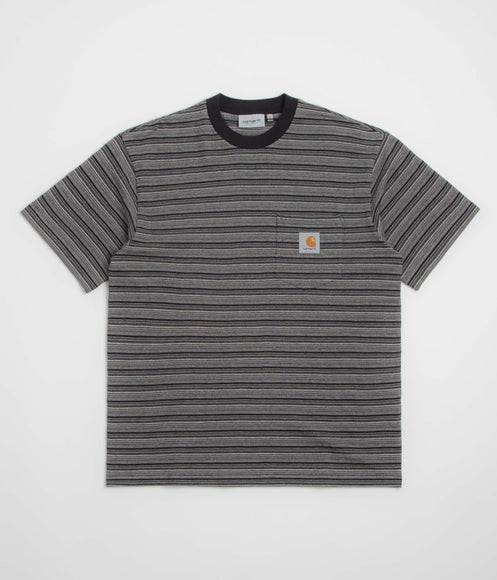 Carhartt Gellar Pocket T-Shirt - Gellar Stripe / Black