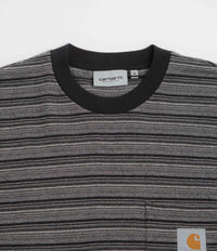 Carhartt Gellar Pocket T-Shirt - Gellar Stripe / Black thumbnail