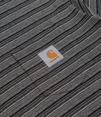 Carhartt Gellar Pocket T-Shirt - Gellar Stripe / Black thumbnail