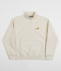 Carhartt Half Zip American Script Sweatshirt - Natural thumbnail