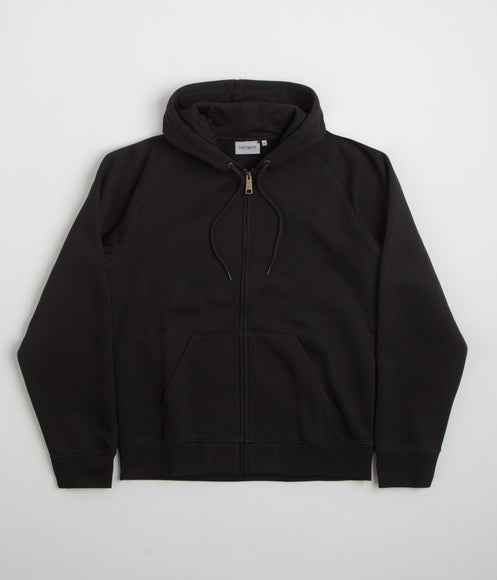 Carhartt Hooded Chase Jacket - Black / Gold