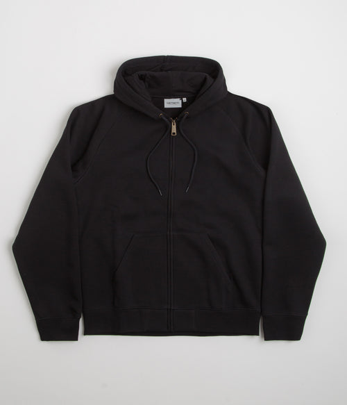 Carhartt Hooded Chase Jacket - Black / Gold