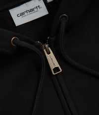 Carhartt Hooded Chase Jacket - Black / Gold thumbnail