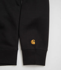 Carhartt Hooded Chase Jacket - Black / Gold thumbnail