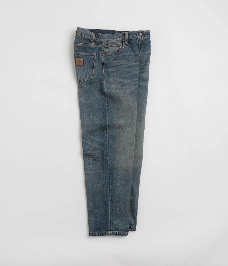 Carhartt Landon Pants - Blue Worn Used Wash | Always in Colour